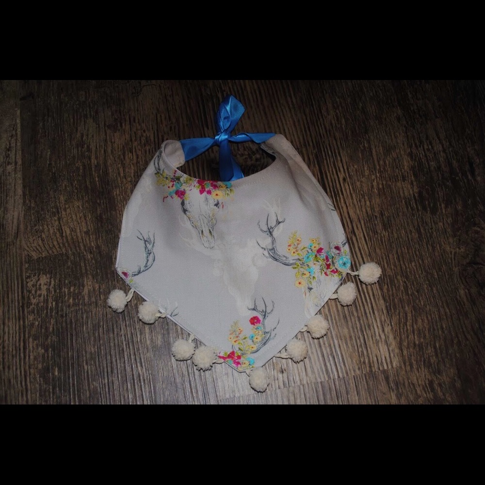 Boho baby bib